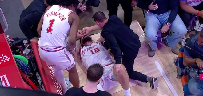 火箭遭重創(chuàng)！亞當斯腳踝三級扭傷將無限期缺陣 可能會賽季報銷