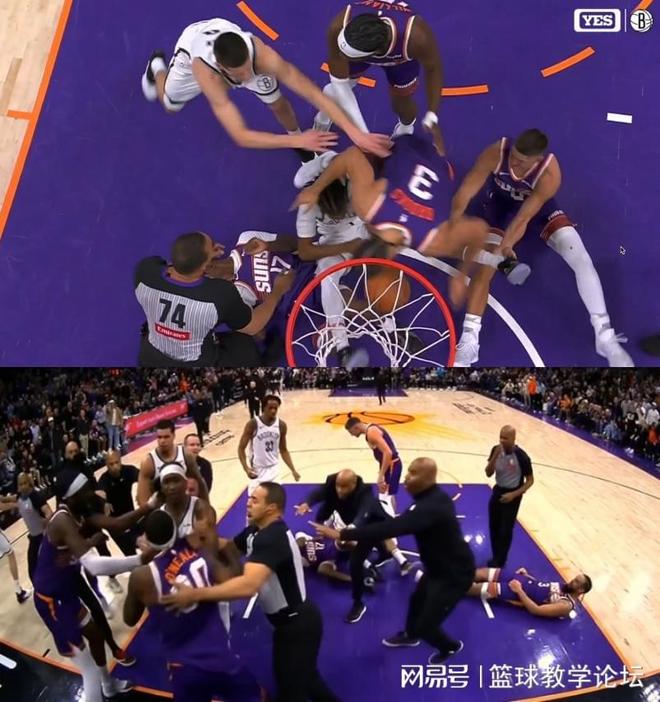 多人混戰(zhàn)！攔都攔不住！NBA再次爆發(fā)沖突
