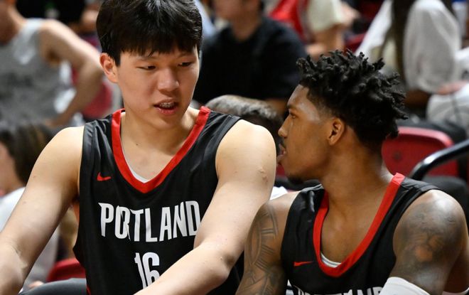 楊瀚森入選新秀賽引熱議！美記稱收視率將暴漲：質疑搶走樂福名額